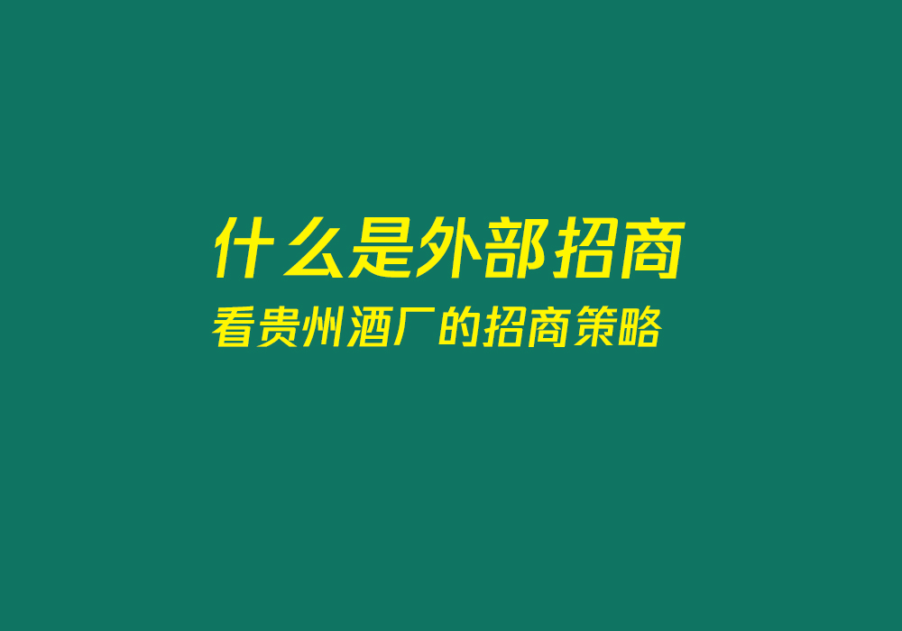 什么是外部招商团队